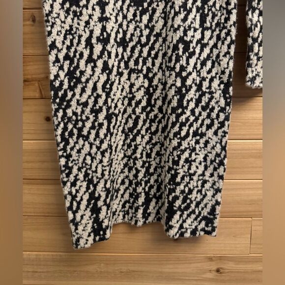 L’ogan Size 2/XSmall Low Back Baby Alpaca Knee Length Long Sleeve Dress - Picture 11 of 14